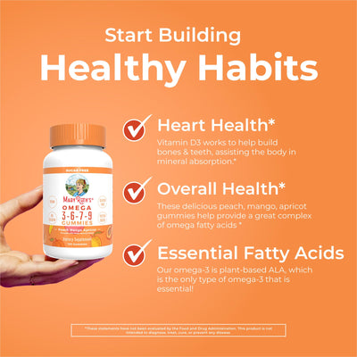 MARYRUTH'S nutrition label view showing non-GMO and sugar-free benefit