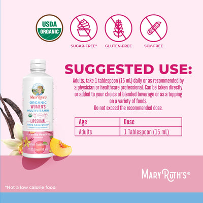 MARYRUTH'S textura del líquido liposomal para absorción rápida