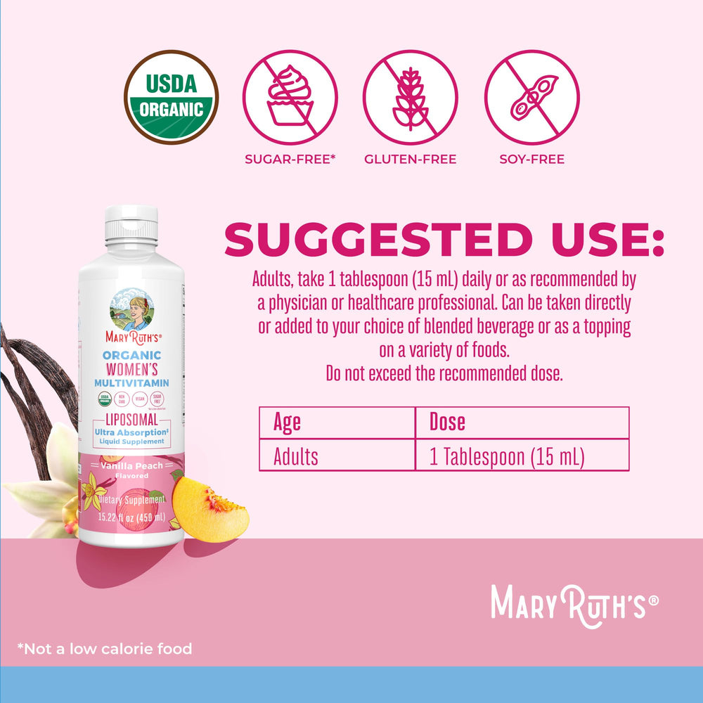 MARYRUTH'S textura del líquido liposomal para absorción rápida