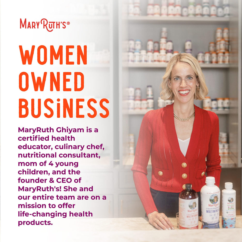 MARYRUTH'S familia usando gotas, apto para adolescentes y adultos