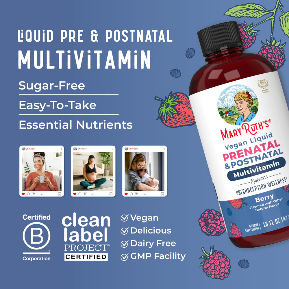 MARYRUTH'S mujer embarazada usando el producto para nutrición diaria