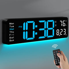 MASHI vista frontal del reloj 16 pulgadas para lectura clara