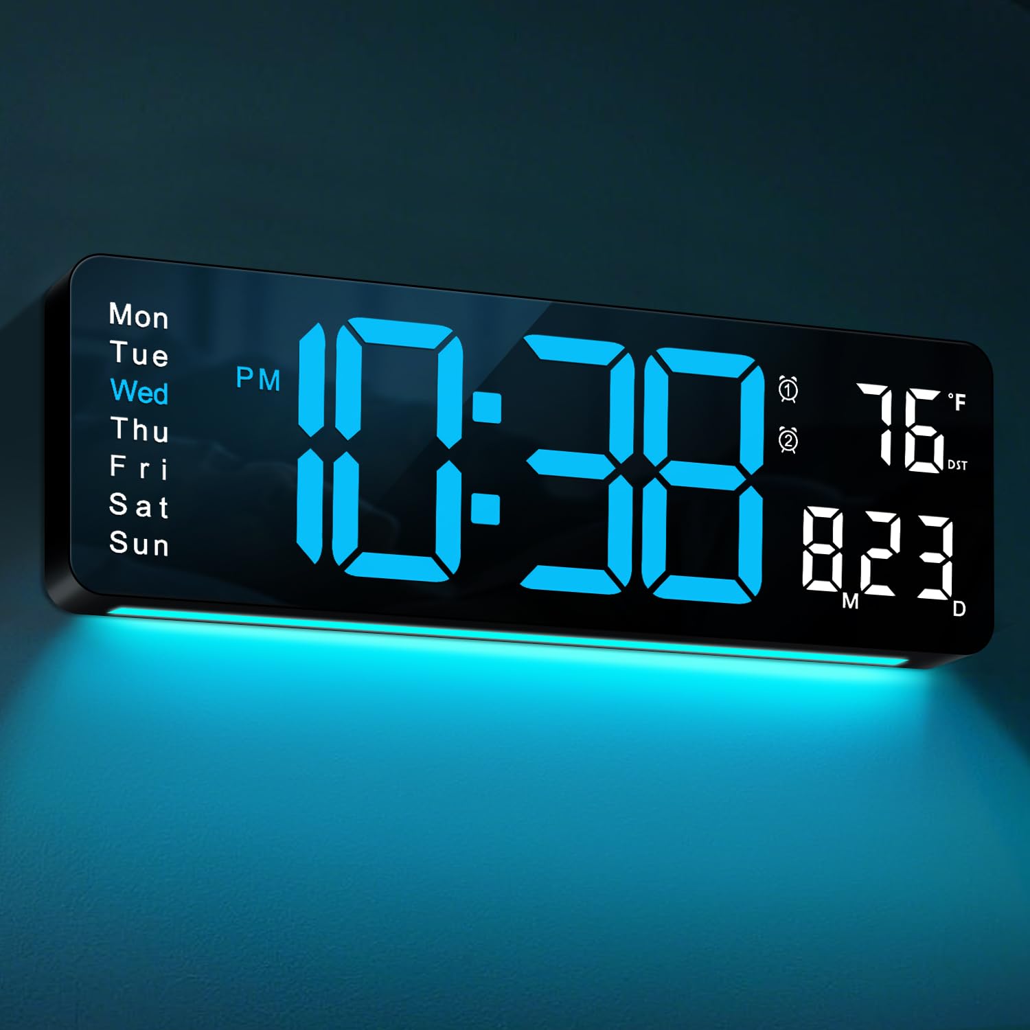 MASHI pantalla con temperatura y fecha para referencia rápida