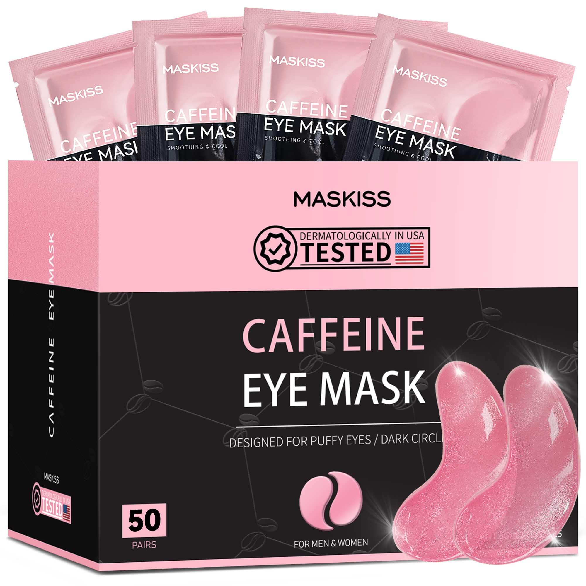Maskiss empaque frontal mostrando 50 pares y beneficios visibles