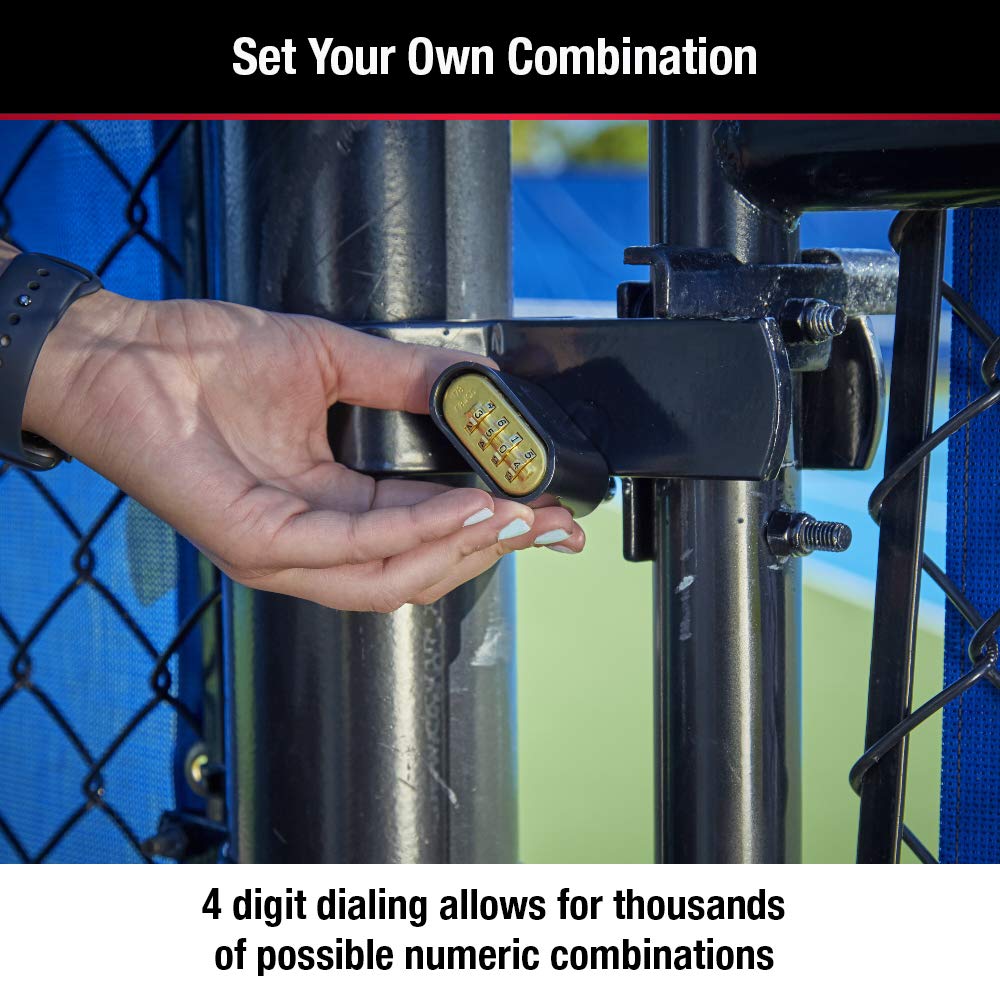 Master Lock candado en uso cerrando un casillero del gimnasio, protección sin llaves
