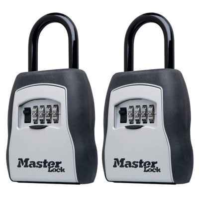 Master Lock front view of 5400EC2 two-pack showing compact security and convenience