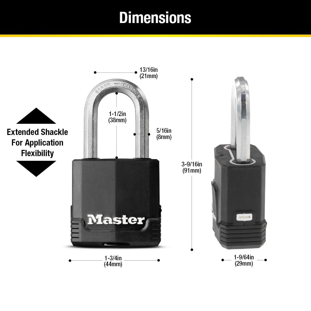 Master Lock two keys with locks illustrating keyed-alike convenience