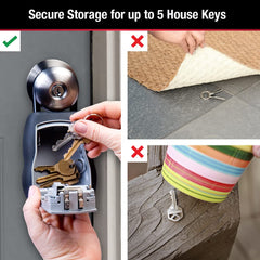 Master Lock close-up of protective shutter keeping dials clean and weather-resistant