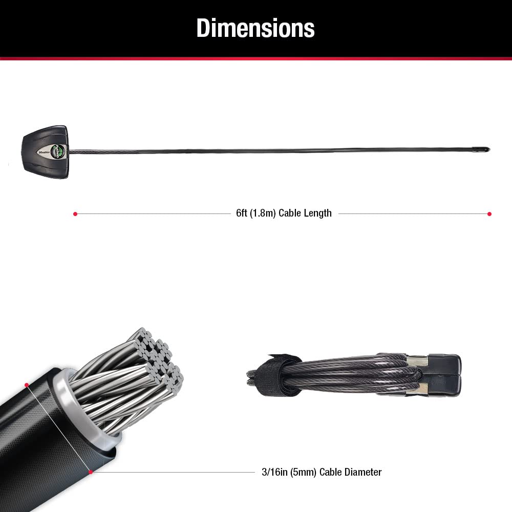 Master Lock Python usado en exterior demostrando resistencia a la intemperie