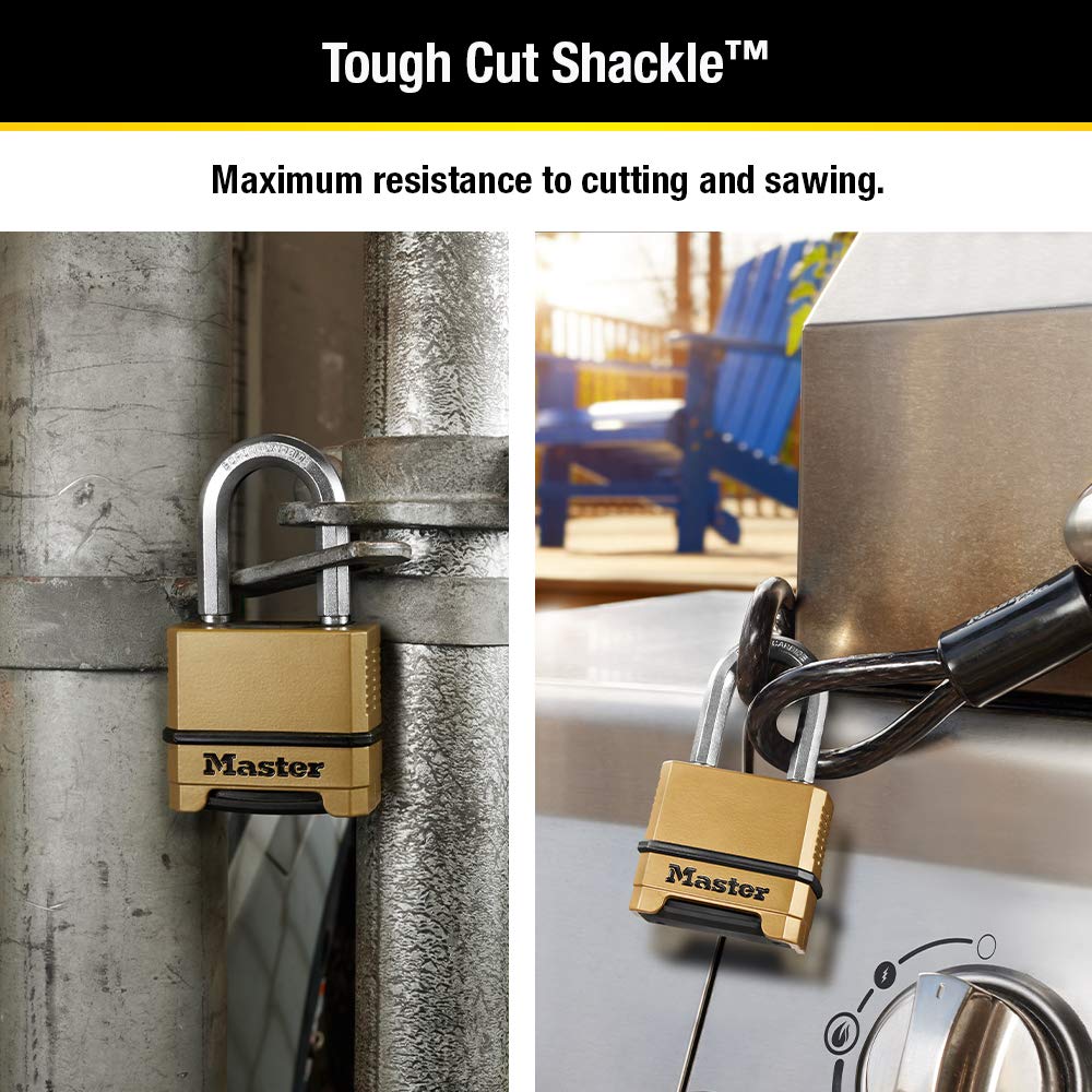 Master Lock tapa del dial abierta para protección contra clima
