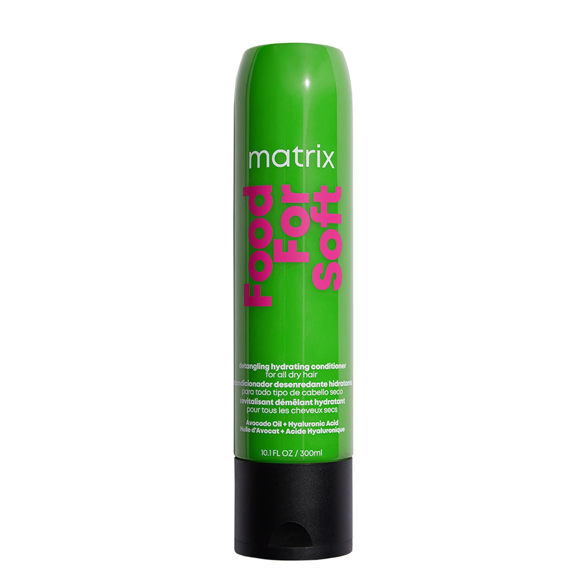 MATRIX acondicionador frontal mostrando el envase y beneficio hidratación