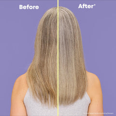 Matrix etiqueta So Silver con ingredientes y beneficio de tonificación clara