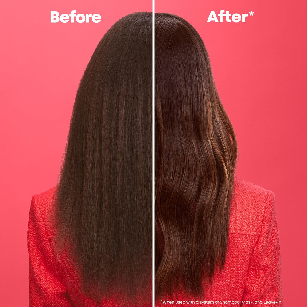 MATRIX etiqueta con ingredientes clave para protección del color