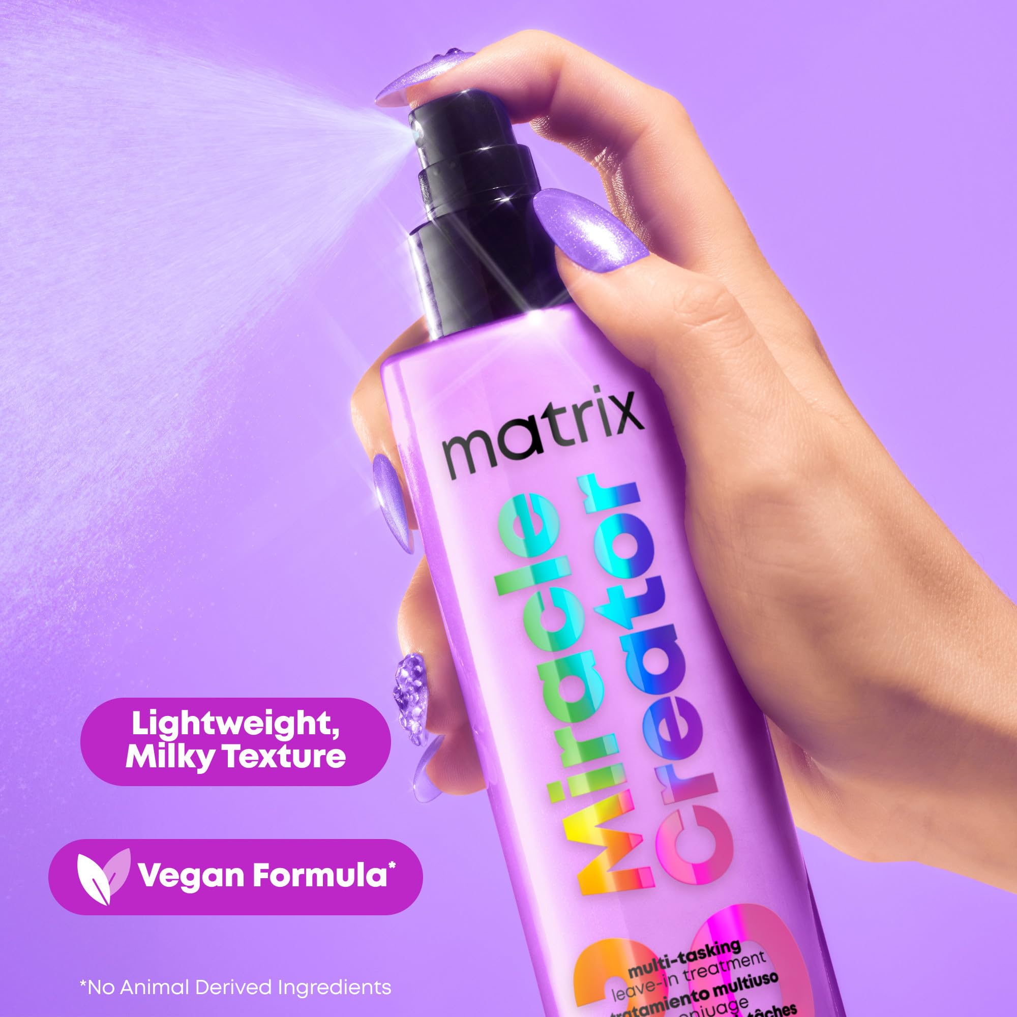 MATRIX ambiente de baño con producto listo para rutina diaria