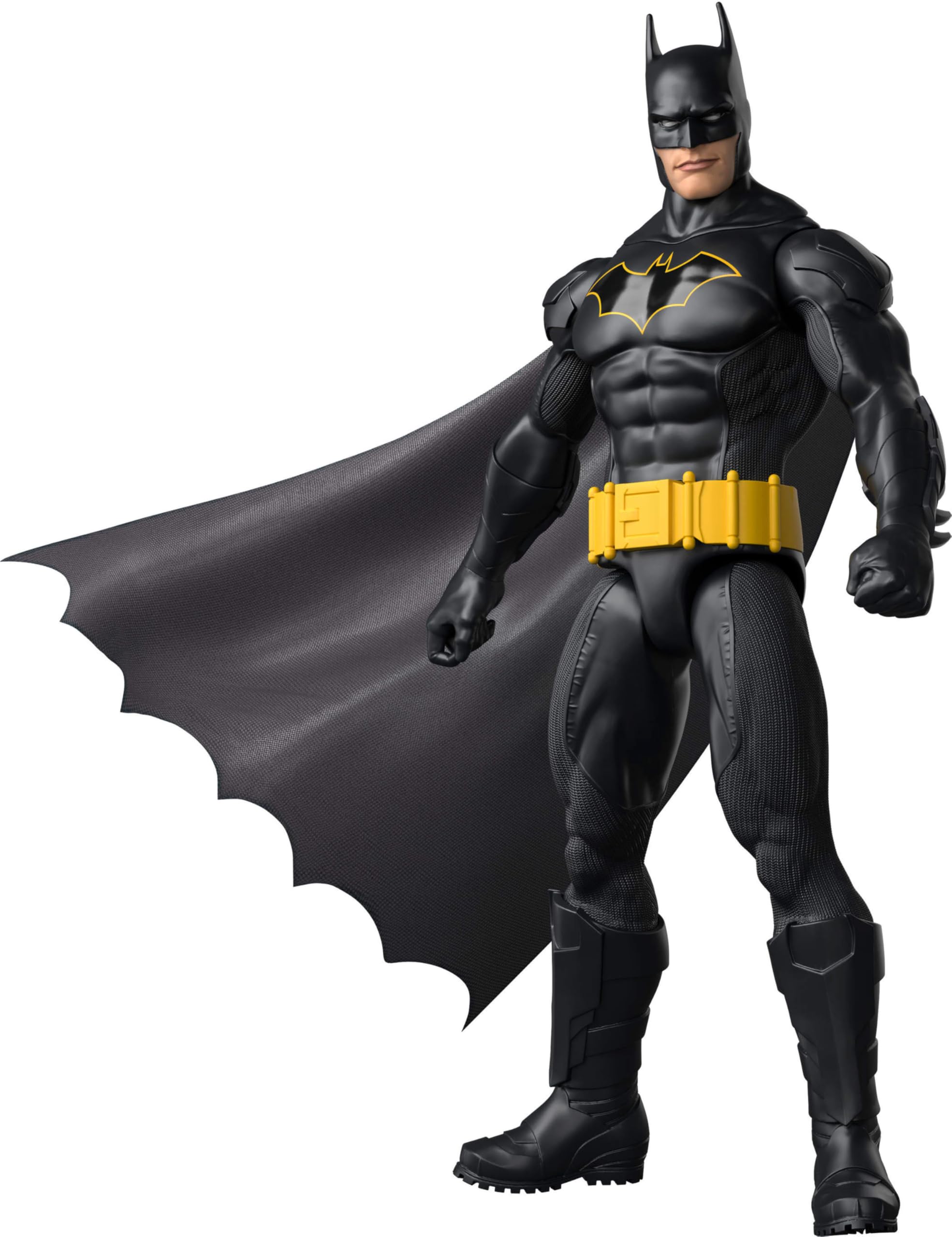 Mattel Batman comparación de escala con objeto cotidiano para referencia