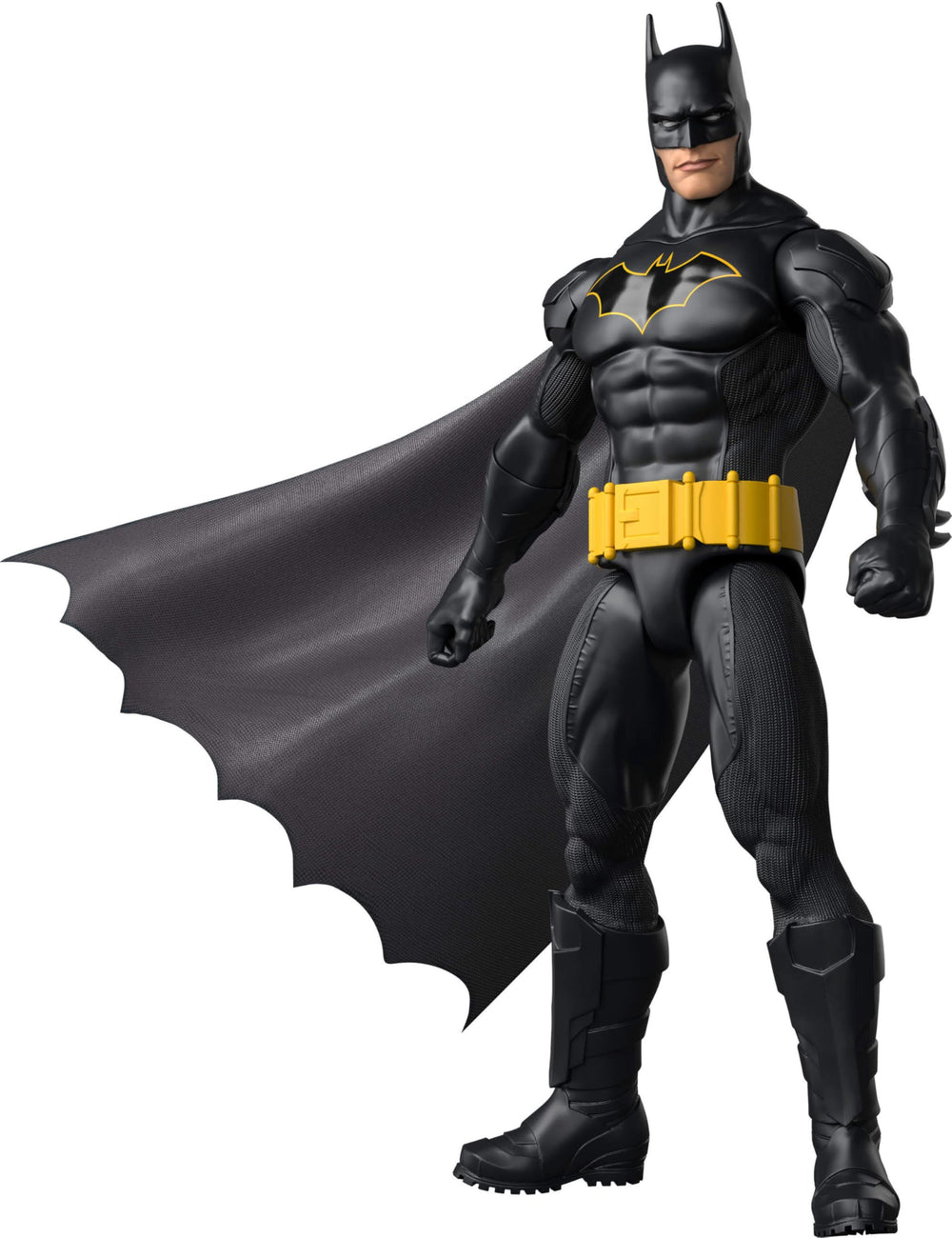 Mattel Batman comparación de escala con objeto cotidiano para referencia