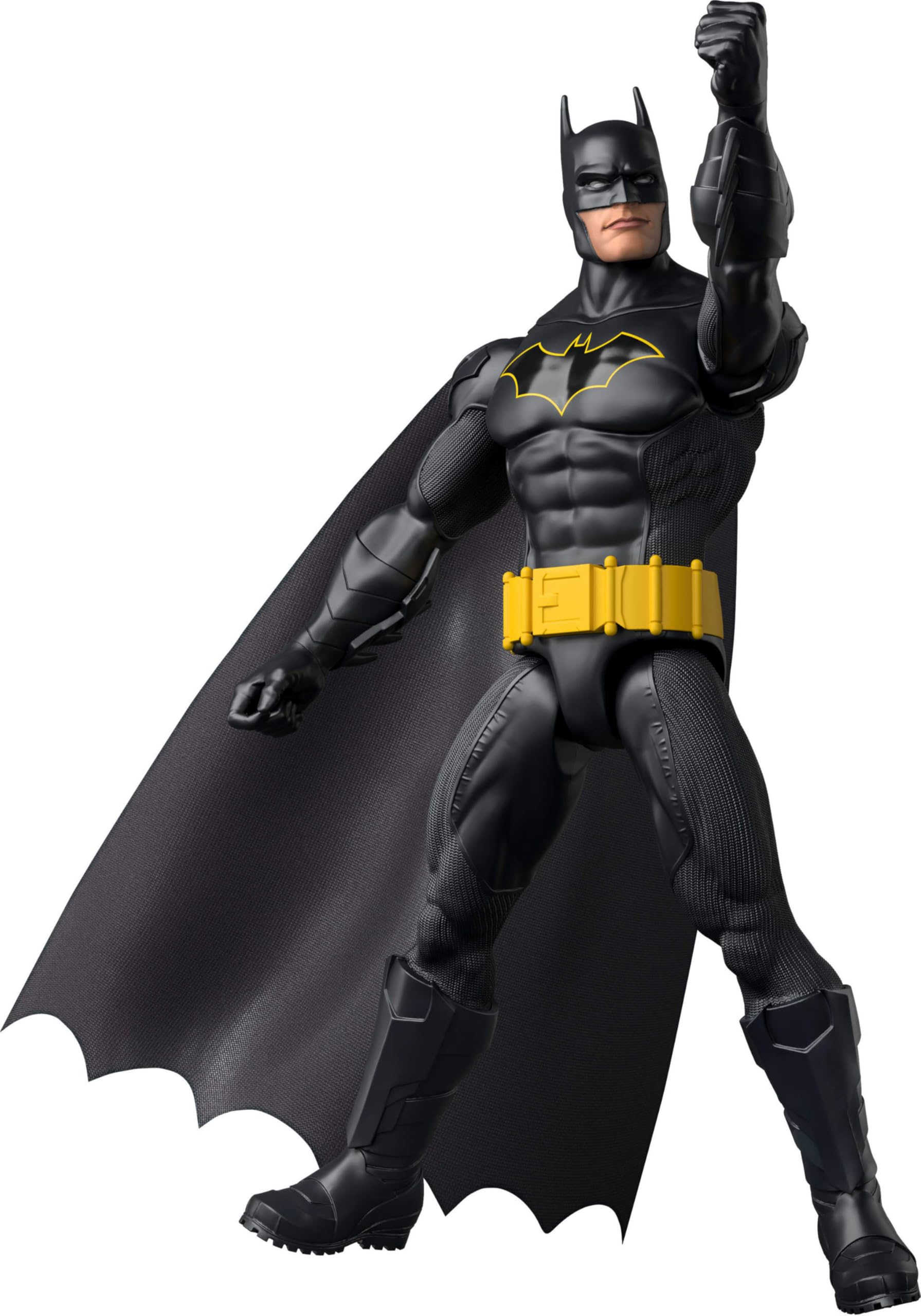 Mattel Batman texturas del vestuario resaltan apariencia de armadura