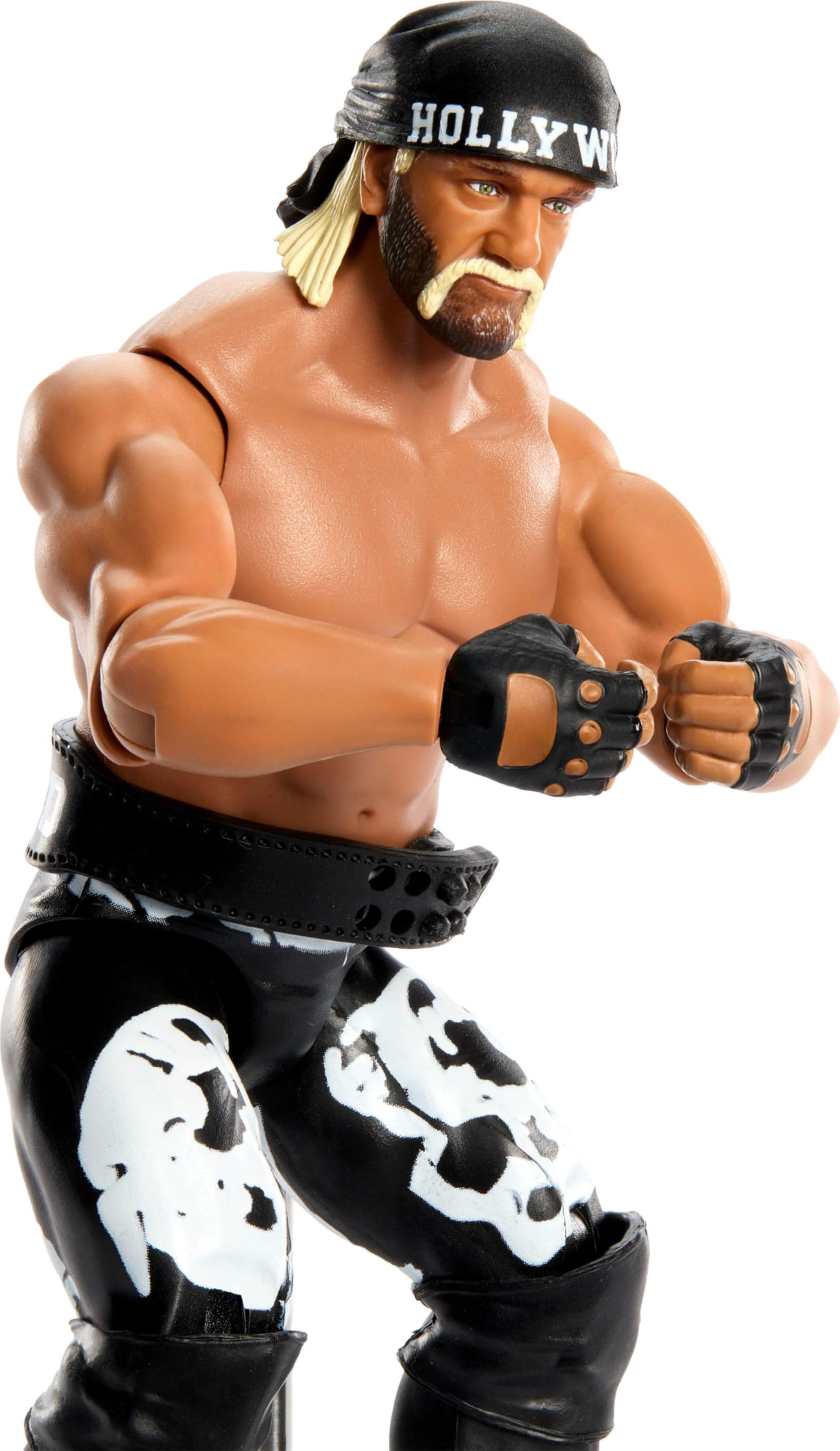 Mattel Hulk Hogan articulación demostrando poses dinámicas y estabilidad