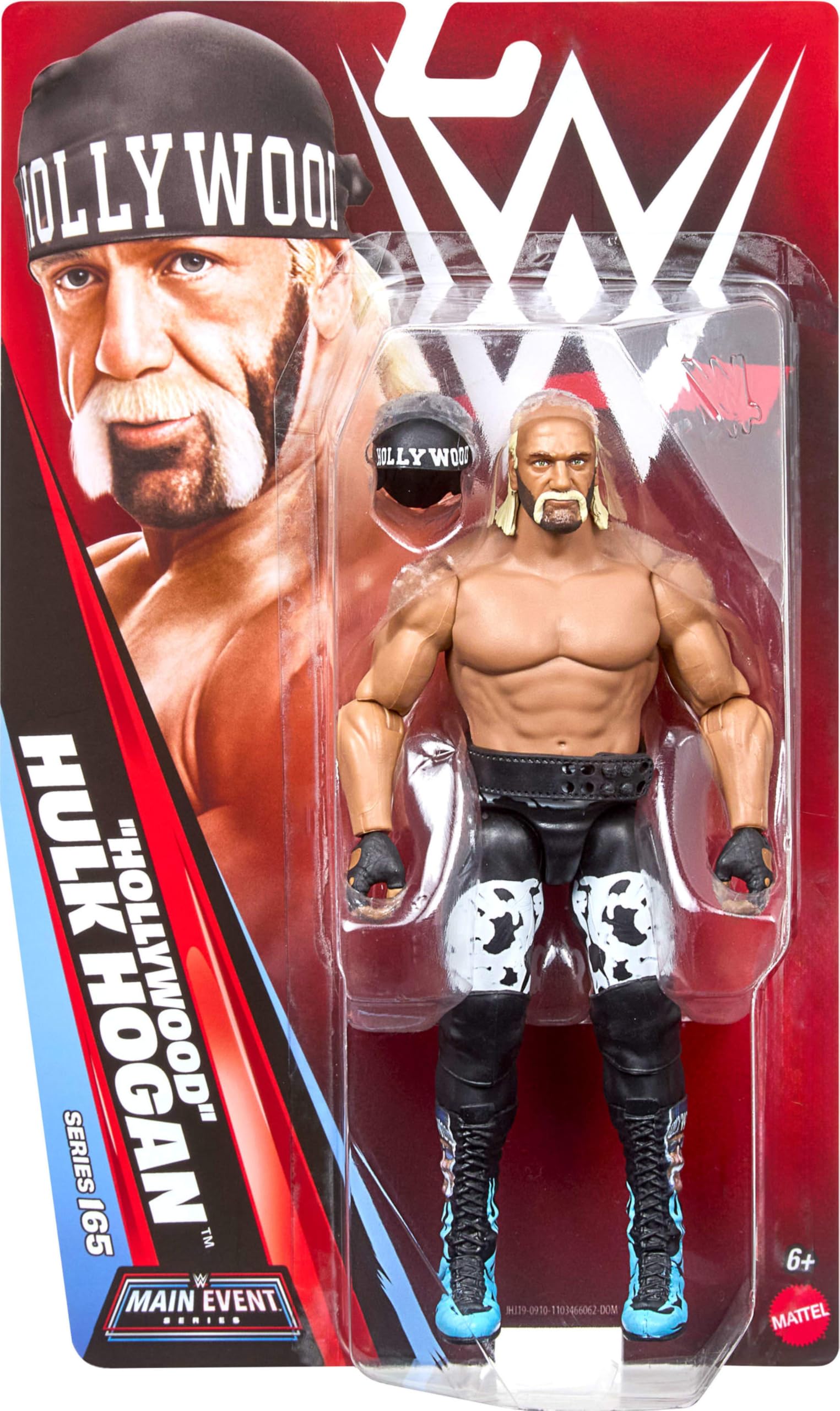 Mattel Hulk Hogan primer plano del rostro con detalle TrueFX realista