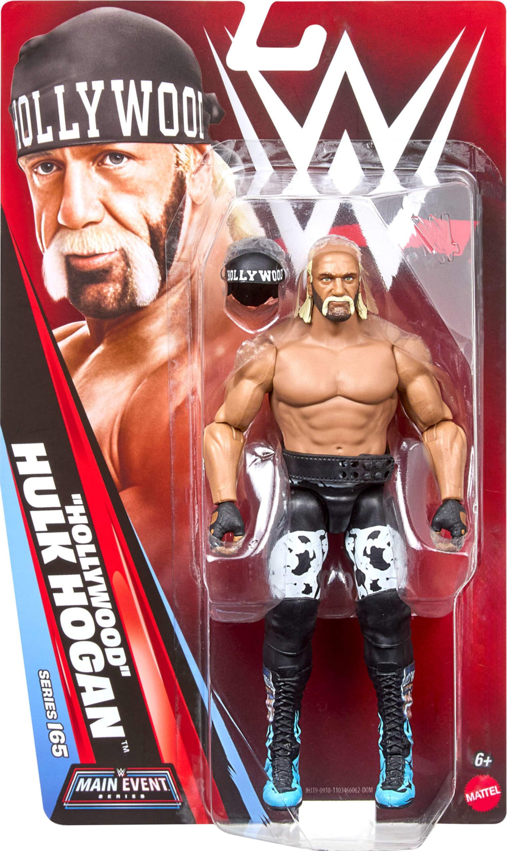 Mattel Hulk Hogan primer plano del rostro con detalle TrueFX realista