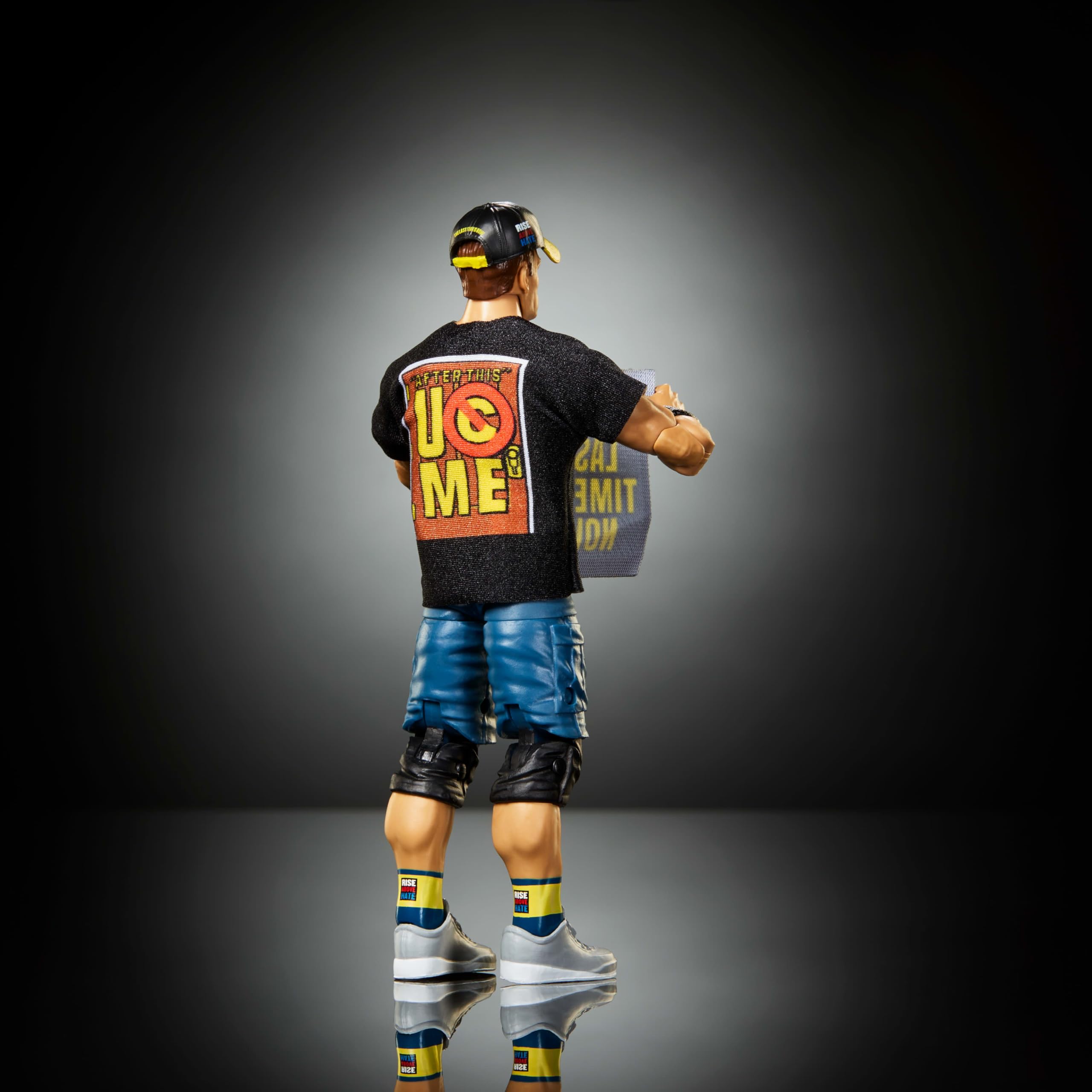 Mattel John Cena con accesorios de ring, mejora recreaciones y dioramas
