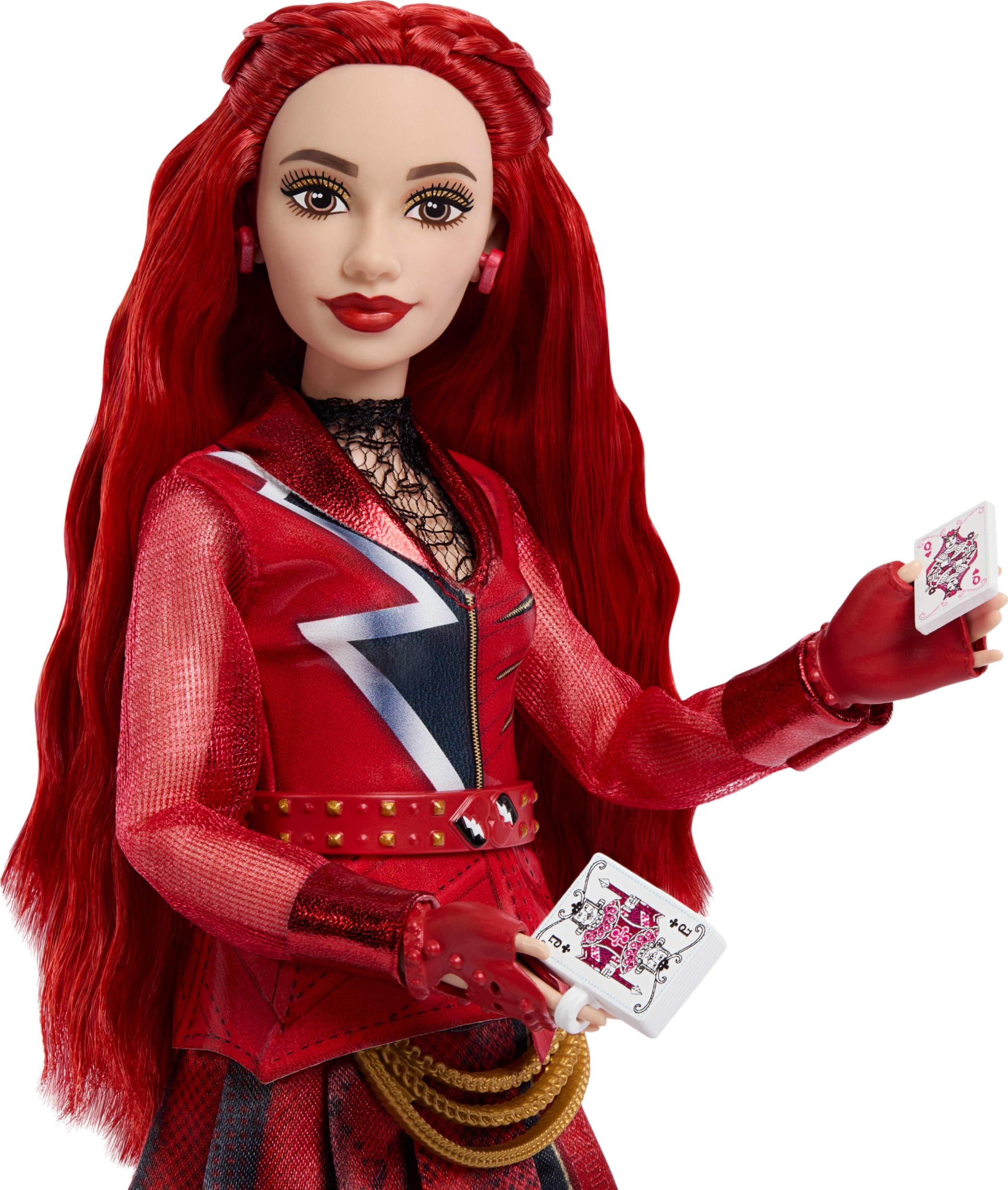 Mattel Red mostrando blazer y falda removibles para combinar atuendos