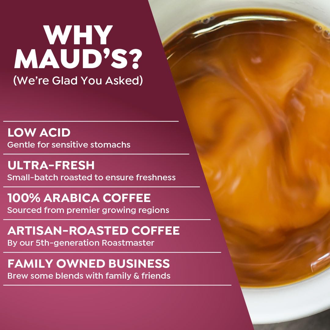 MAUD'S cápsula insertada en cafetera demostrando extracción consistente