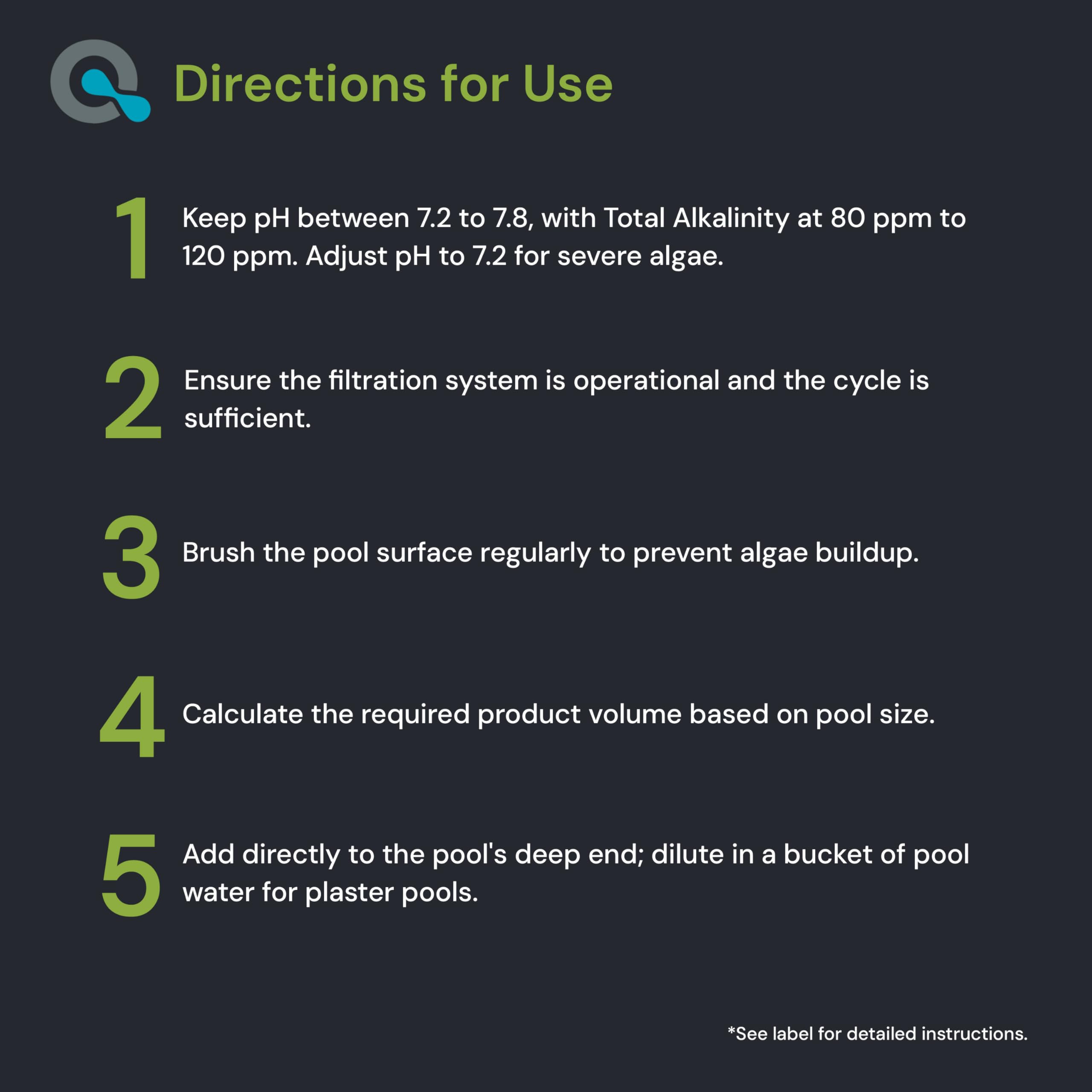 MAV AquaDoc diluted in a bucket of water before application, ensures safe plaster pool use benefit