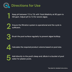 MAV AquaDoc diluted in a bucket of water before application, ensures safe plaster pool use benefit