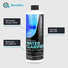 MAV AquaDoc being poured into spa jets demonstrating simple dosing