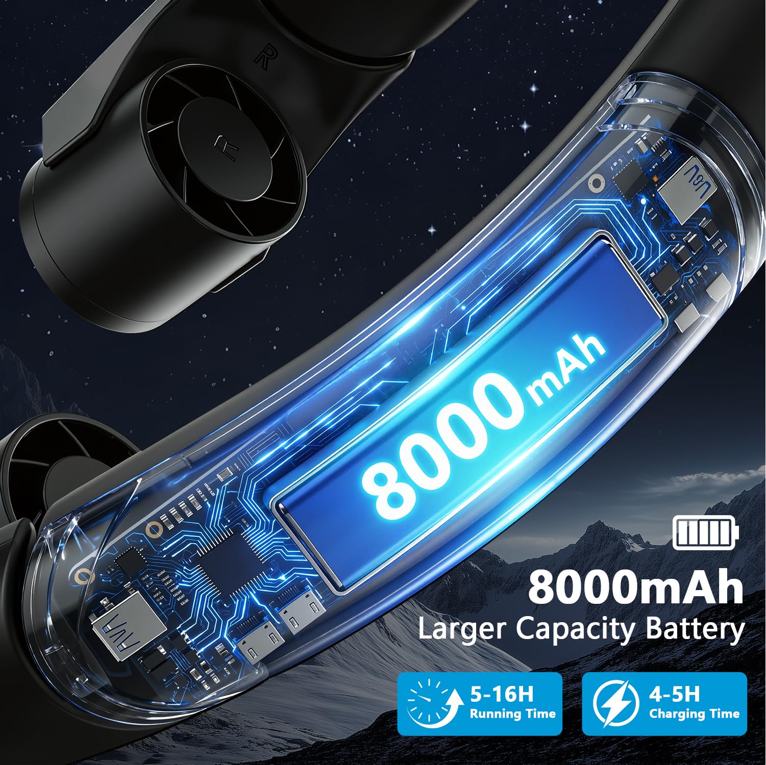 Mavax ChillGo pantalla LED indicando batería y velocidad útil