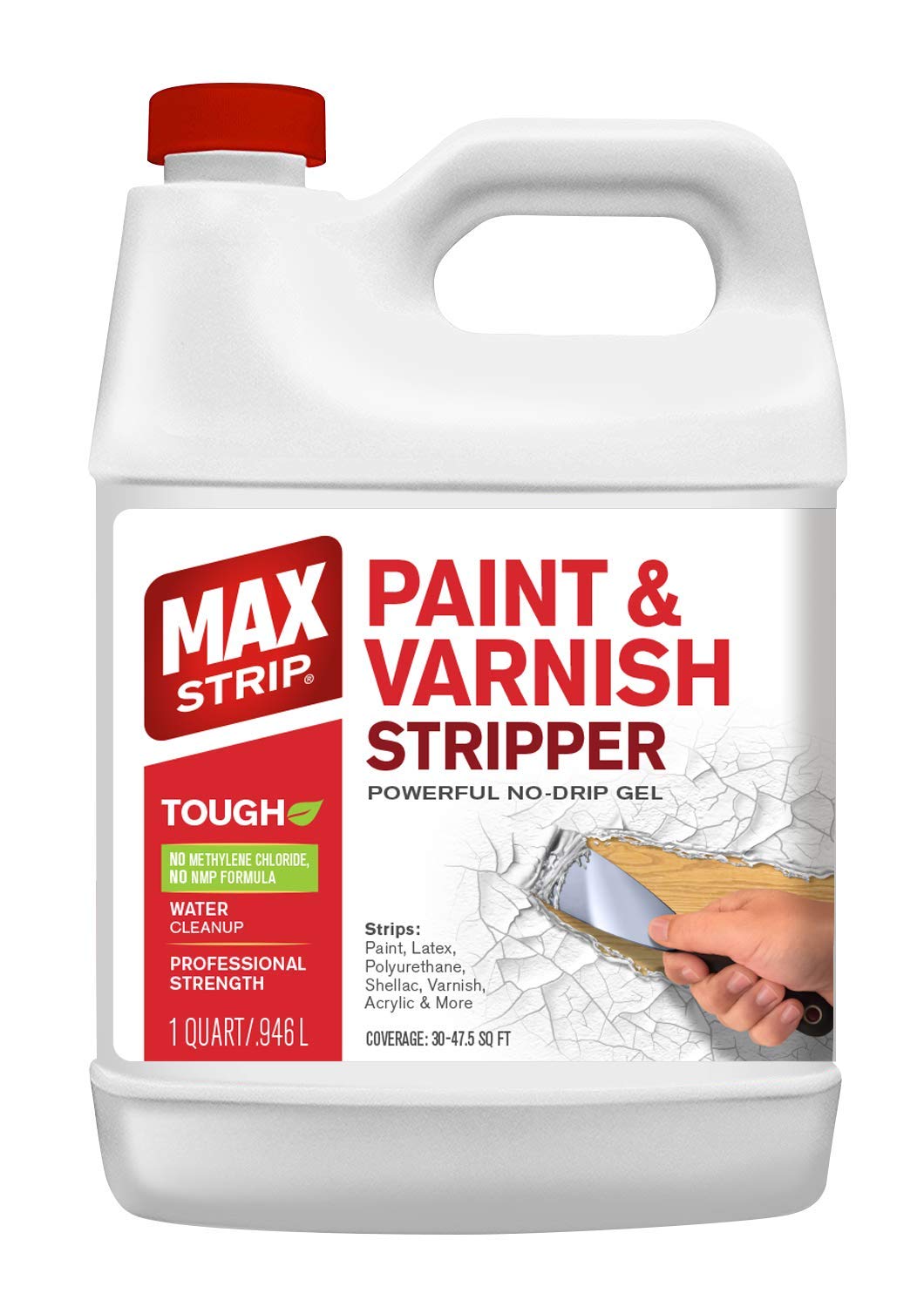 Max Strip envase frontal mostrando el gel y tamaño práctico