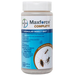 Maxforce Complete frasco frontal de 8 onzas mostrando etiqueta y tamaño visible