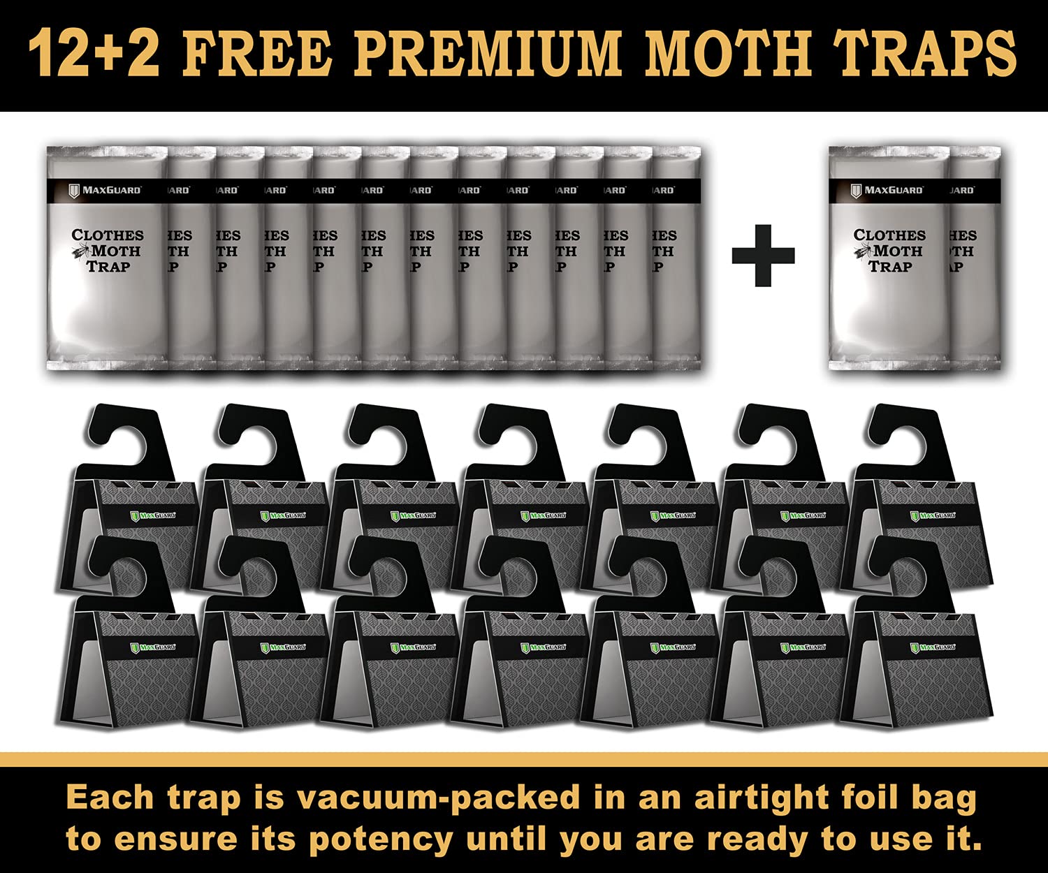 MaxGuard trap on carpet edge showing placement to monitor and reduce carpet moths