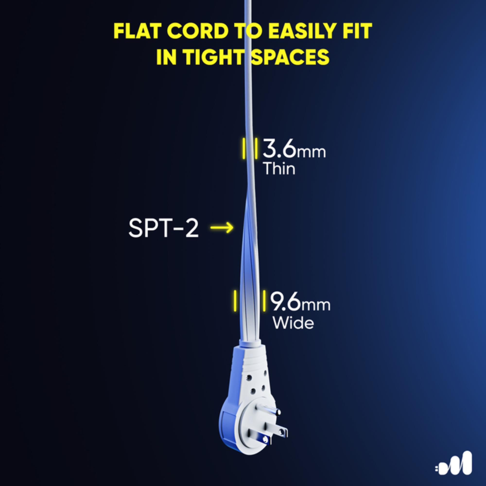 Maximm Cable comparación de la longitud de 6 ft junto a una regla