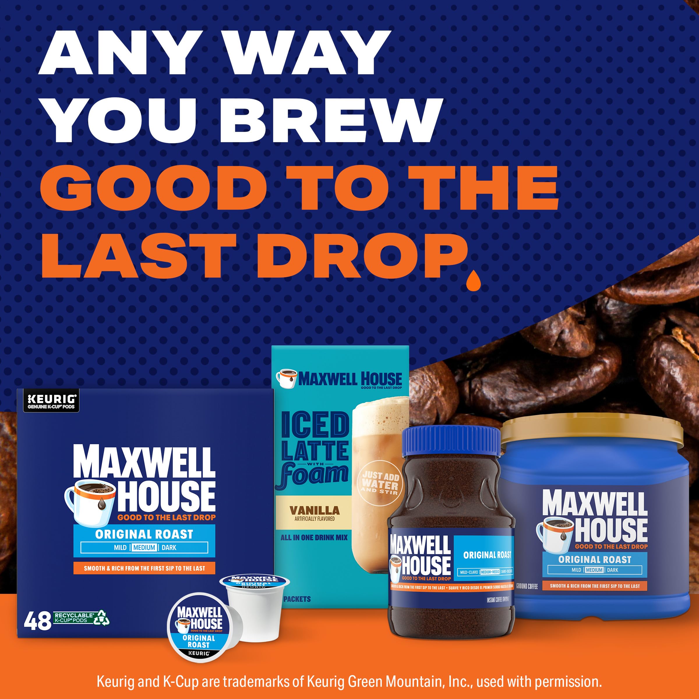 Maxwell House escena de oficina disfrutando una pausa energizante