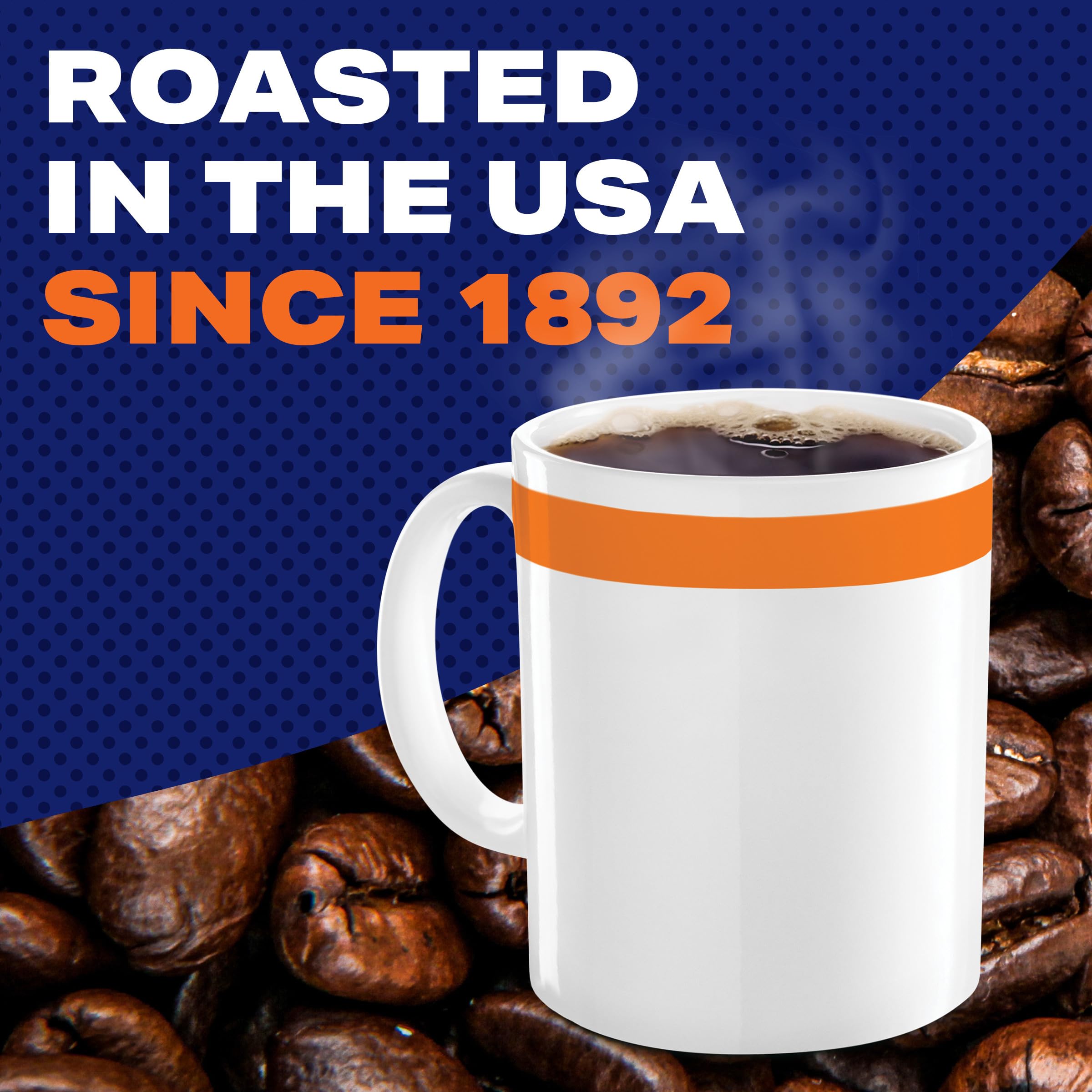MAXWELL HOUSE cuchara medidora ilustrando porciones consistentes