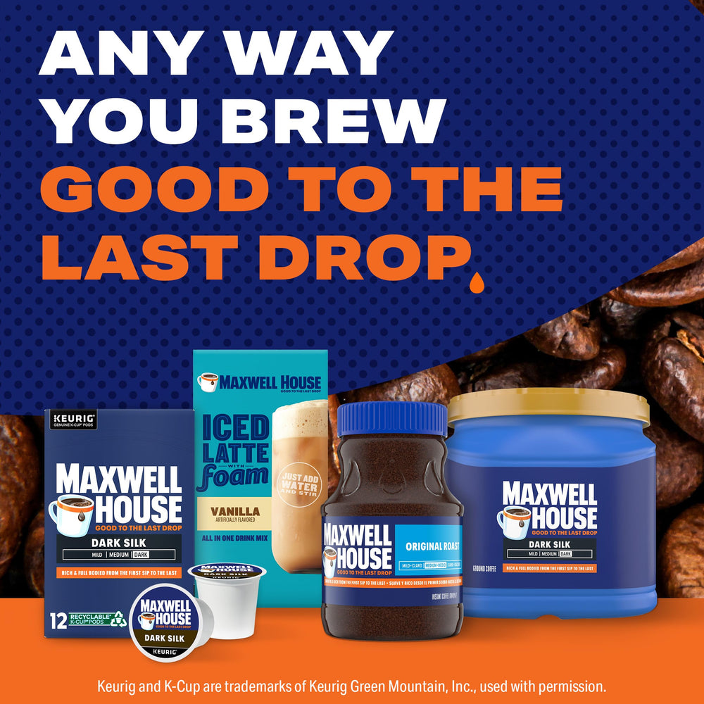 MAXWELL HOUSE escena de persona relajada con taza y ambiente hogareño