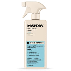 MAYDAY frasco frontal mostrando diseño y capacidad 16 oz