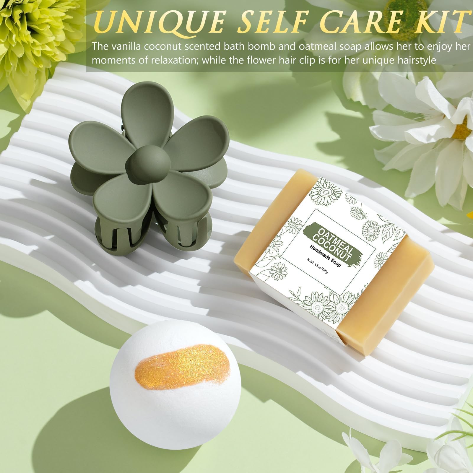 MAYICIVO disposición completa del kit para una experiencia spa