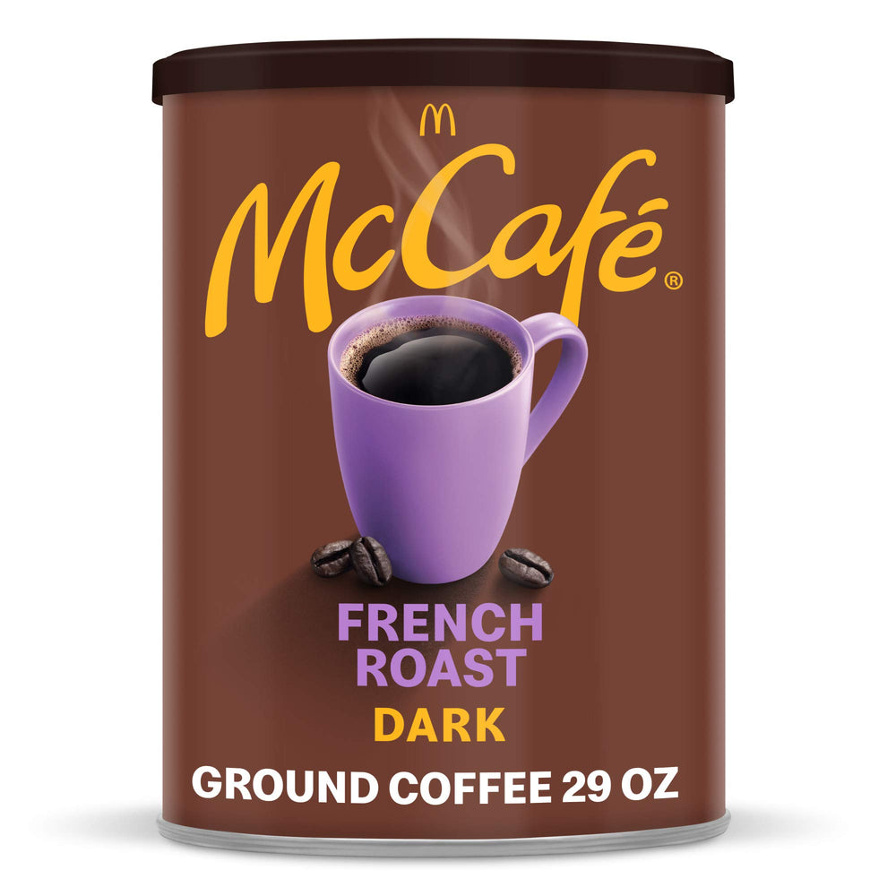 McCafé bote frontal mostrando el diseño y cantidad 29 oz, conserva frescura