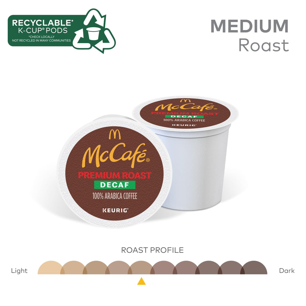 McCafe cápsulas dispuestas sobre fondo blanco mostrando presentación y dosificación