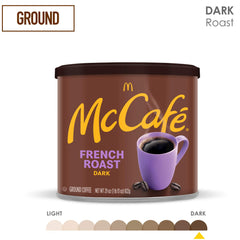 McCafé cucharada midiendo café molido para preparar una taza equilibrada
