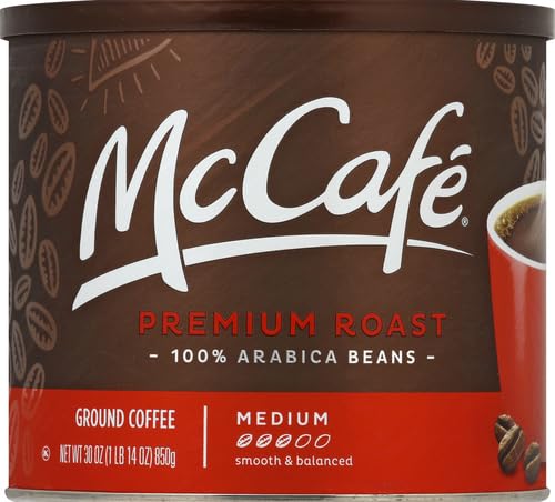 McCafé label detail with Orthodox Union Kosher mark for certified quality
