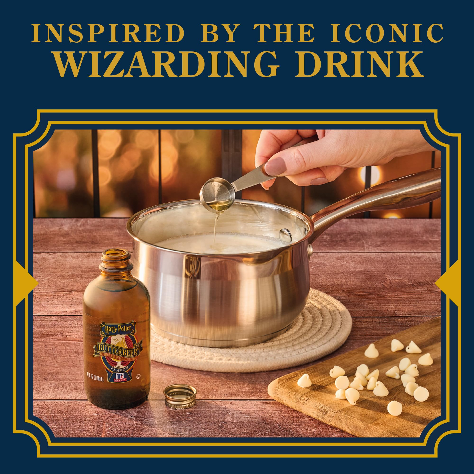 McCormick etiqueta edición limitada Butterbeer celebrando Harry Potter