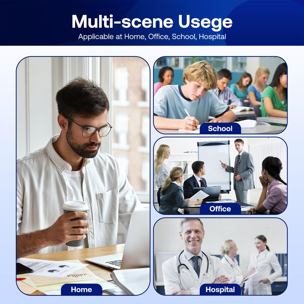 MCYCOLOR escena de oficina imprimiendo documentos con resultados consistentes