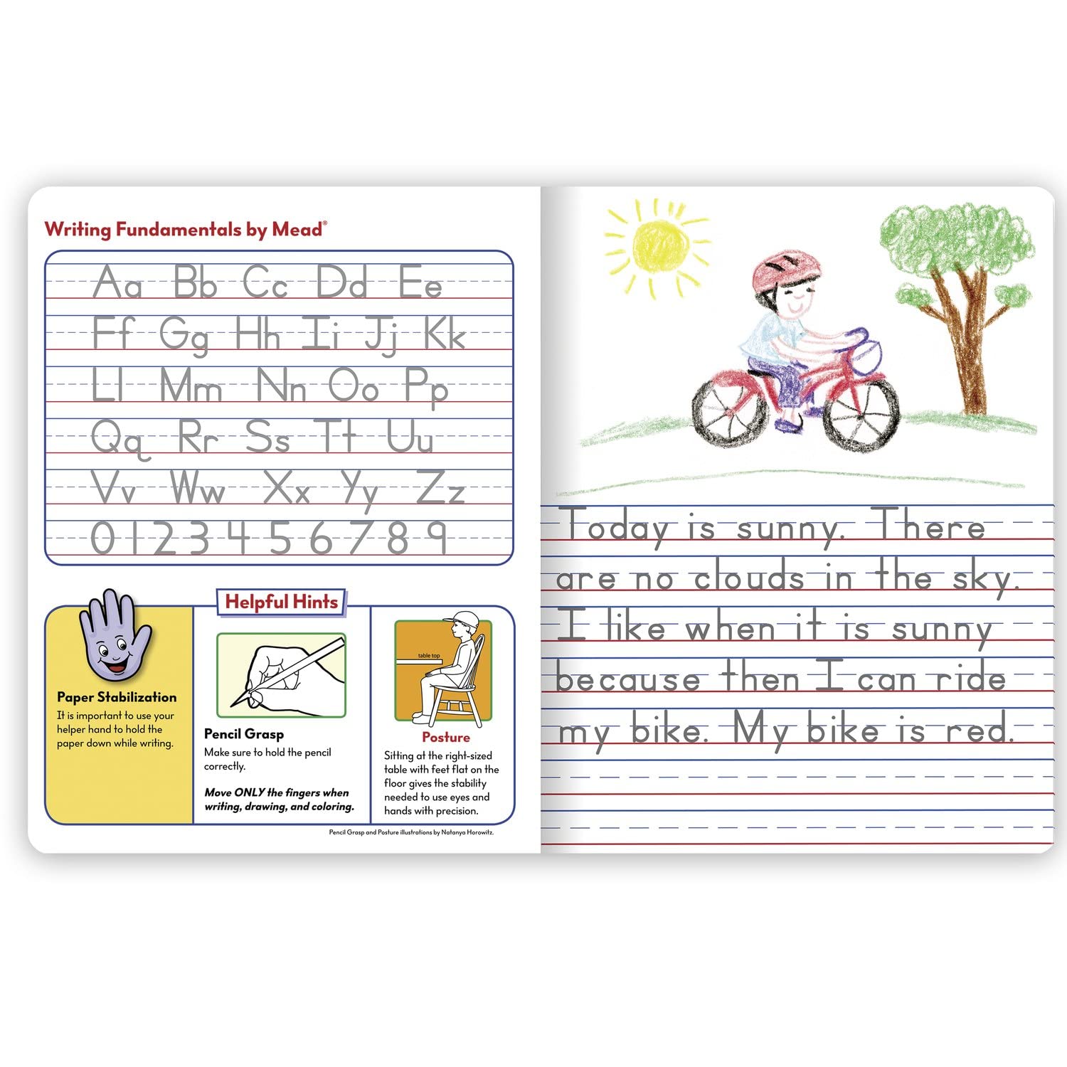 Mead cuadernos morado rojo verde azul para uso en aula y hogar