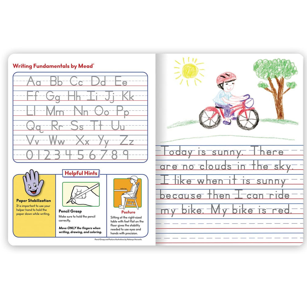 Mead cuadernos morado rojo verde azul para uso en aula y hogar
