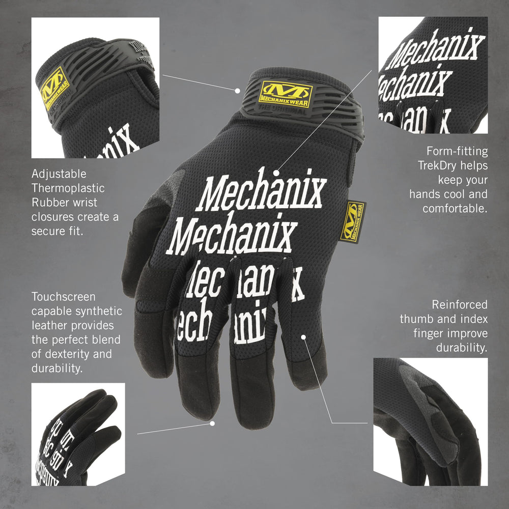 Mechanix Wear refuerzo Lock Ring en pulgar, mayor durabilidad y agarre