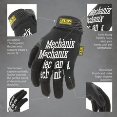 Mechanix Wear refuerzo Lock Ring en pulgar, mayor durabilidad y agarre